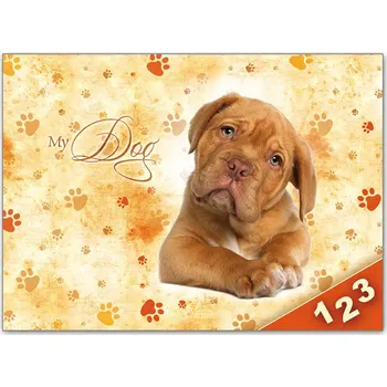 desky na sešit MFP Pes 039 Desky na číslice 