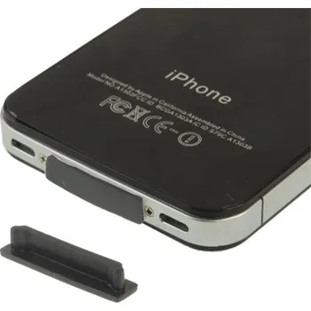 Záslepka proti prachu do 30pin konektoru pro Apple zařízení - černá