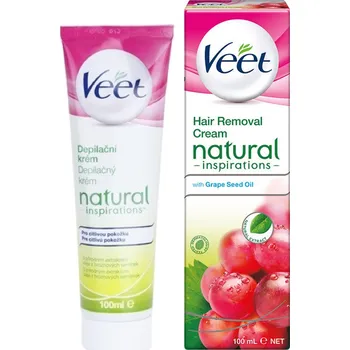 Přípravek na depilaci a epilaci Veet Natural Inspirations depilační krém 100 ml