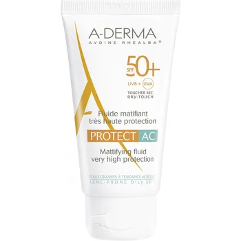 Přípravek na opalování A-Derma Protect AC Zmatňující fluid SPF 50+ 40 ml