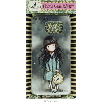 Peněženka Pouzdro na Samsung Galaxy S6 - The White Rabbit od firmy SANTORO Gorjuss (Gorjuss- Flexible Samsung Galaxy S6 - The White Rabbit)