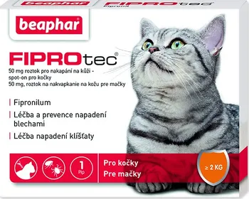 Antiparazitikum pro kočku Beaphar Fiprotec Spot On pro kočky 0,5 ml