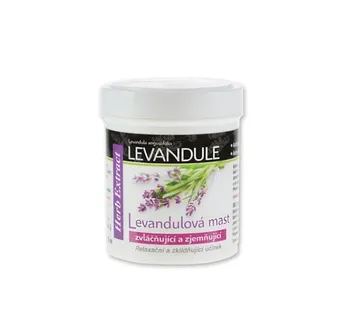 Tělový krém Vivaco Herb Extract Levandulová mast zvláčňující 125 ml