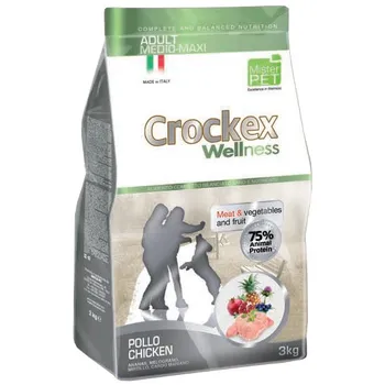 Krmivo pro psa Crockex Adult Medium-Maxi Chicken/Rice Low Grain, 12 kg