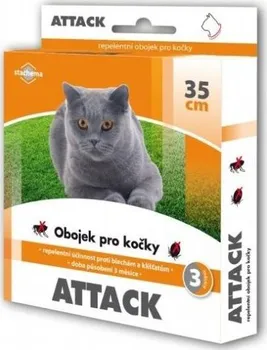 Antiparazitikum pro kočku Stachema Attack obojek pro kočky 35 cm