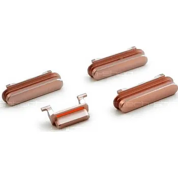 OEM iPhone 6S růžový set tlačítek (volume, mute a power button)