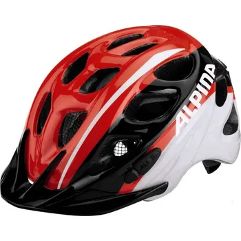 Alpina Rocky Neon Red/Black/White Cyklistická přilba Alpina Rocky Neon Red/Black/White