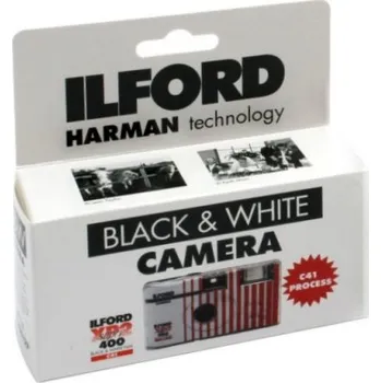ILFORD XP2 jednorázový fotoaparát s bleskem, 27 snímků