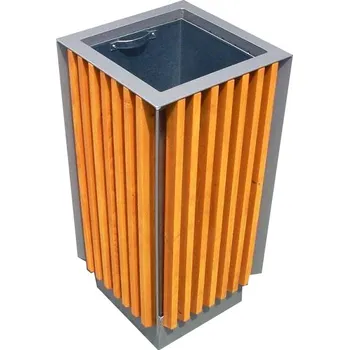 Venkovní odpadkový koš Odpadkový koš venkovní dřevěný