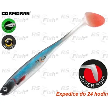 Umělá nástraha Cormoran Crazy Fin Shad - barva Blue Roach 75 mm - 51-87071