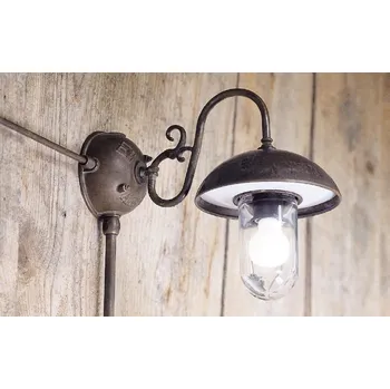 ALDO BERNARDI Nástěnná lampa retro Linea Foresteria Žárovka/patice: E27 7820