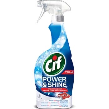 Čisticí prostředek do koupelny Cif Power & Shine sprej na vodní kámen
