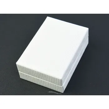 Dárková krabička Dárková koženková krabička bílá 6.7 x 4.6cm