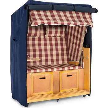 Zahradní nábytek Blumfeldt Hiddensee plážové dvousedadlo + ochranný plášť