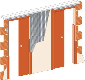 Stavební pouzdro Jap Norma Line Unibox zeď 700 + 700 mm