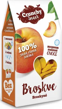 Sušené ovoce Royal Pharma Crunchy Snack broskve