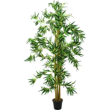 umělá květina Umělý strom Bambus - přírodní kmeny, 150cm