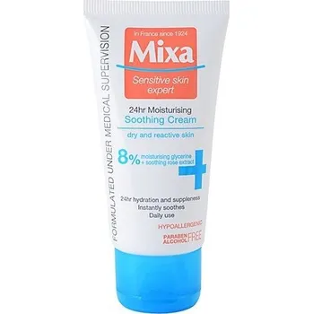 Mixa 24h Moisturizing Cold Cream zklidňující hydratační krém 50 ml Pleťový krém Mixa 24h Moisturizing Cold Cream zklidňující hydratační krém 50 ml