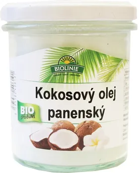Rostlinný olej Biolinie Kokosový olej panenský 240 g