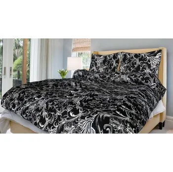 Povlečení Smolka Zuzana černá 200/220, 2x 70/90