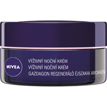 Kosmetika Nivea Aqua Effect Výživný regenerační noční krém pro suchou a citlivou pleť 50 ml