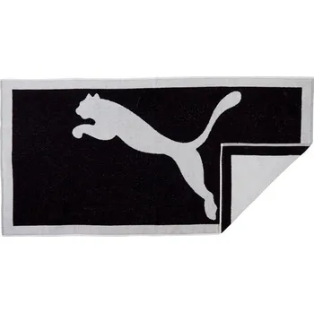 Osuška Puma Towel Black-White 70x140 cm