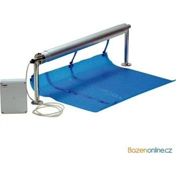 Elektrický naviják na bazénové plachty pevný, šířka 2,7 – 4,4 m