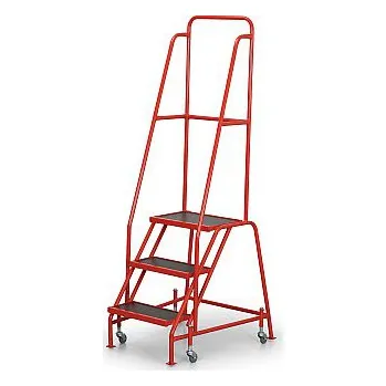 Schůdek Pojízdný žebřík s plošinou, 3 stupně