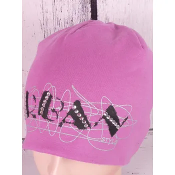 Čepice Čepice RDX 2128 dvojitá fialková velikost čepic: 50-52cm (2-4 roky, RDX vel. 4)