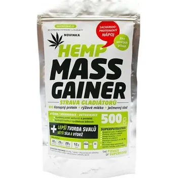 Gainer Zelená Země Fitness konopný gainer 500 g