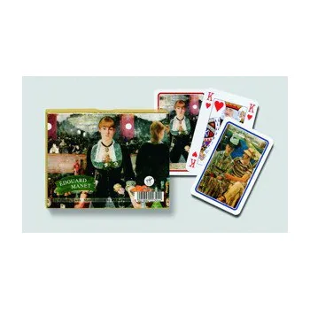 Pokerová karta Piatnik Kanasta bridž Manet Barmanka