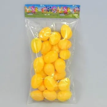 Zahradní dekorace Vajíčka pvc pr.3cm/24ks oranžová (YH30-24BG/Y)