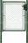 PILECKÝ Ideal Zn+PVC jednokřídlá branka univerzální 108,5 x 120 cm, zelená