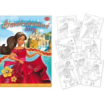 omalovánky MFP Disney Elena of Avalor A4 omalovánky