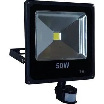 Ledlux LED Slim 4500L IP65 černý s čidlem pohybu