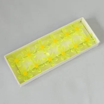 Zahradní dekorace Květinky fosfor akryl S/12 zelená (HEB-4413/2)