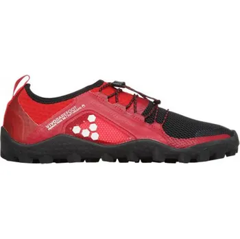 Vivobarefoot Primus Trail SG L mesh black/red Dámská běžecká obuv Vivobarefoot Primus Trail SG L mesh black/red