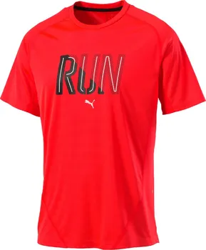 Pánské tričko PUMA Run S S Tee červená