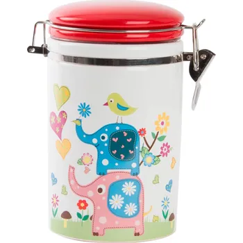 Dóza na potraviny Dóza "ELEPHANTS" na klip 12x10x17cm