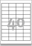 Avery Zweckform 48,5 x 25,4 mm 1000…