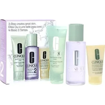 Kosmetická sada Clinique 3 Step Skin Care typ 2 pro velmi suchou až smíšenou pleť