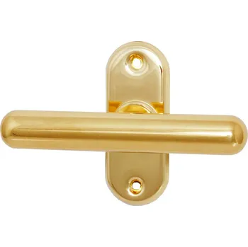 Okenní klika Okenní kování Usual oliva leštěná mosaz Otvory na vruty