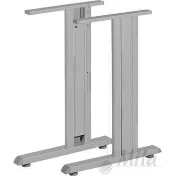 Stolová podnož Mila Design Stolová podnož ST203S Stříbrná