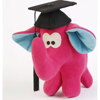 plyšák Slon - inženýr - originální dárek k promoci