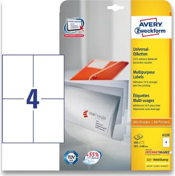 Avery Zweckform 105,0 x 148,0 mm 100…