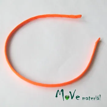 Čelenka jednoduchá potažená neonově oranžová/5mm