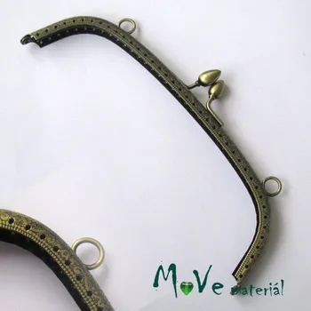 Rám na obraz Kabelkový rámeček s uchem 5 x 19 cm, staromosaz