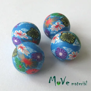 Dětské navlékací korálky Fimo korálky 12mm, 4 kusy, pestrobarevné