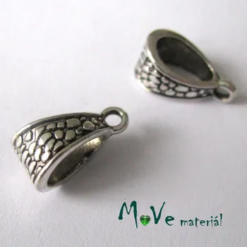 Dětské navlékací korálky Korálek kovový 14,5x7,5x8,5mm závěsný, 2ks