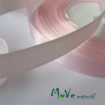 Stuha Stuha atlasová jednolící 12mm, 1m sv. růžová